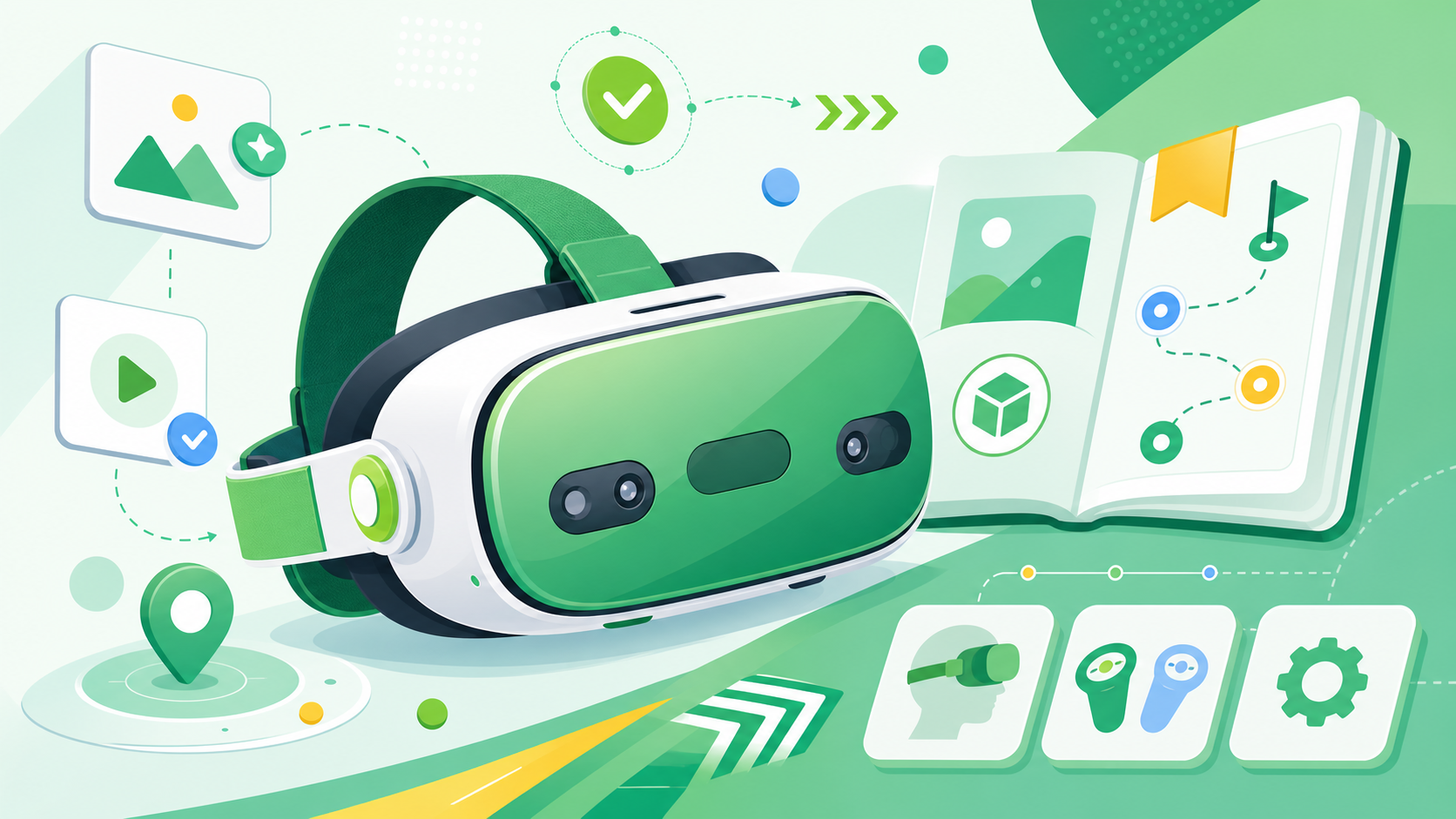 VRChatの始め方を予算総額別に3パターンで示し、予算から購入構成を絞り込む判断フローの図